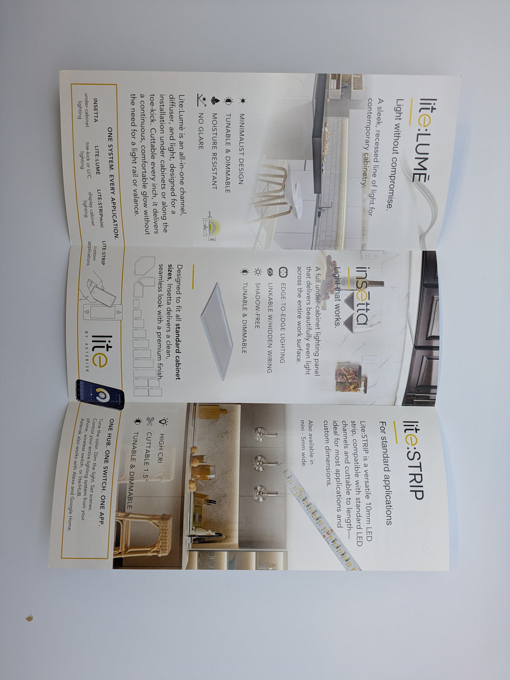 Brochures (25) with brochure holder